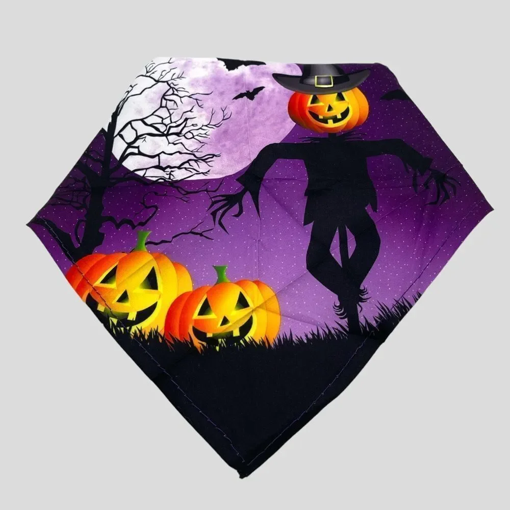 NWT Wool + Pepper Co. (3) Halloween Themed Dog Bandanas
